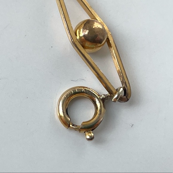 Vintage Gold Filled Bracelet with Manmade Pearls and Gold Filled Beads - Picture 10 of 10